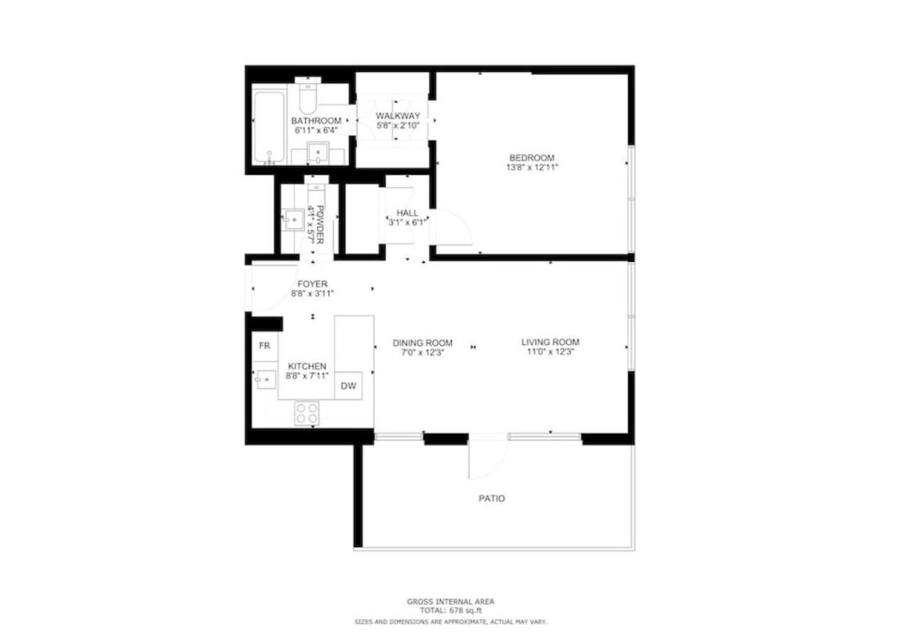 21 - Vibrant One Bedroom Apartment *